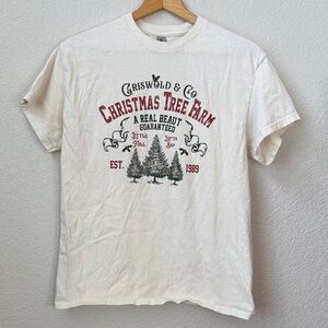 Griswold Christmas Short Sleeve T Shirt Cotton Size Medium